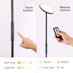 LED fáklyás állólámpa