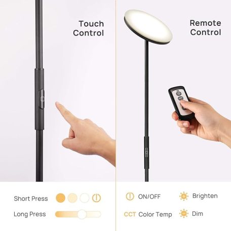 LED fáklyás állólámpa