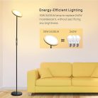 LED fáklyás állólámpa