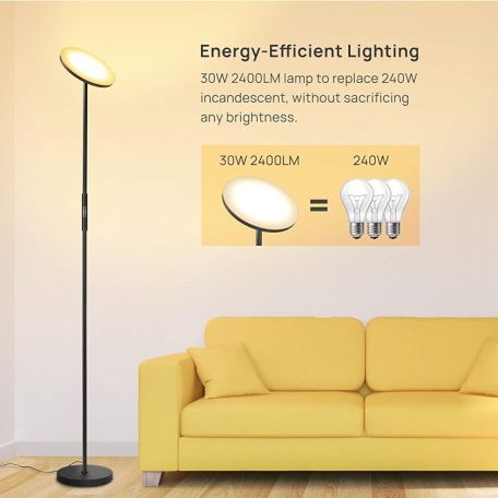 LED fáklyás állólámpa