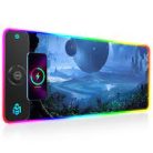 GIM vezeték nélküli töltő RGB játék egérpad 