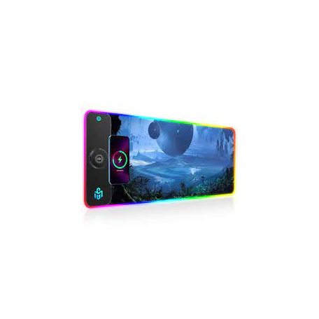 GIM vezeték nélküli töltő RGB játék egérpad 