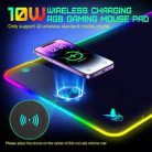 GIM vezeték nélküli töltő RGB játék egérpad 