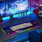 GIM vezeték nélküli töltő RGB játék egérpad 