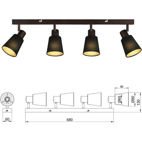 IMPTS mennyezeti lámpa