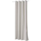 Függöny fűzőlyukakkal 250g/m² különböző méretekben, (1 db) krém 135x245 cm